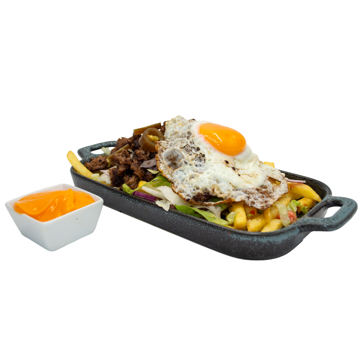 Beef & Egg Loaded Fries